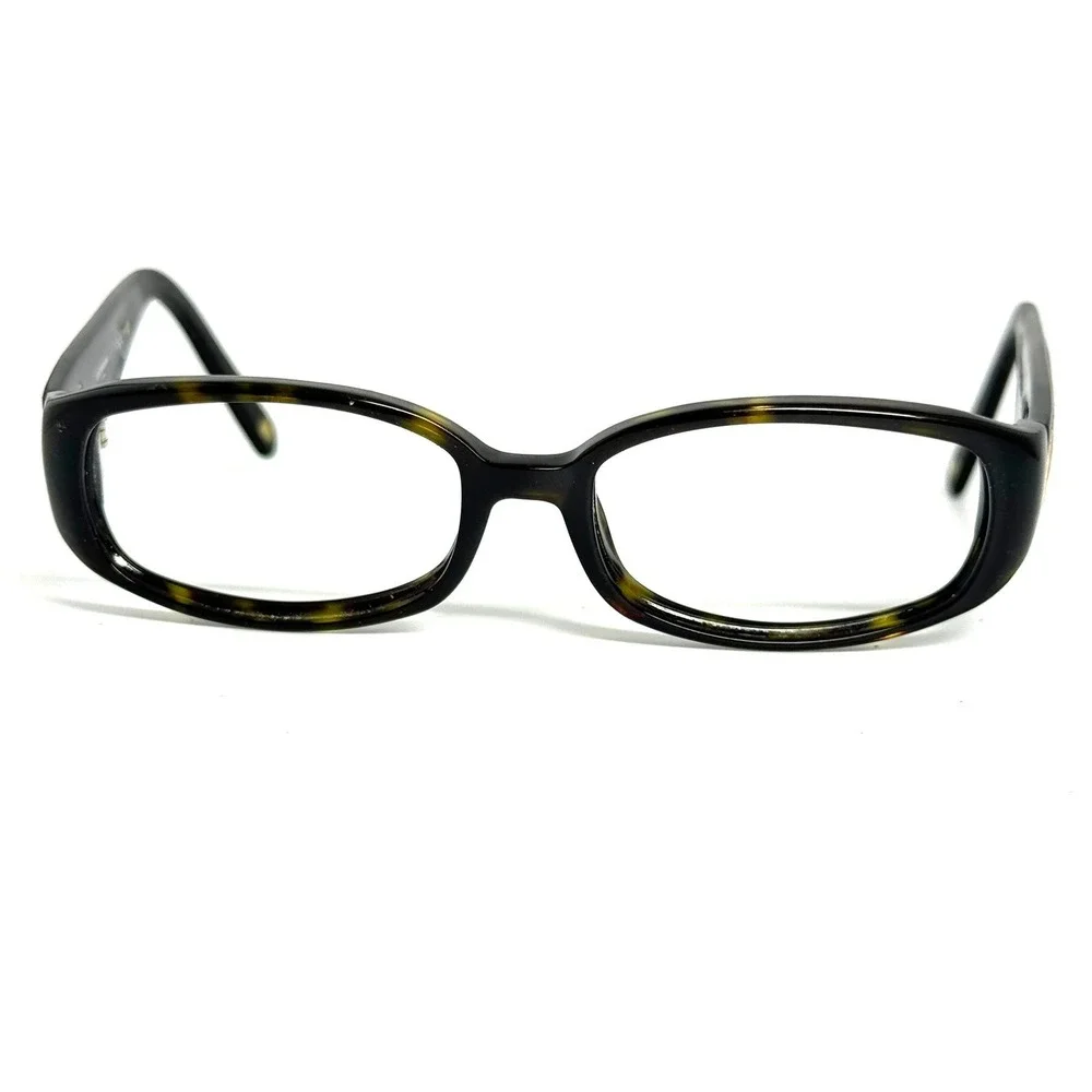 Liz Claiborne L509S Tortoise Floral Gold Filigree Oval Eyeglass Frames 52 16 130
